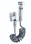 TOILET SHOWER WITH 2 IN 1 ANGLE STOP HAIBALI 237003